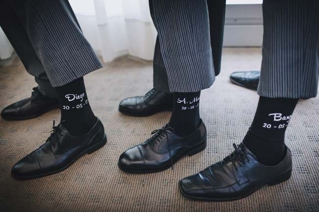 Accesorios: Calcetines personalizados para novios🧦🤵 6