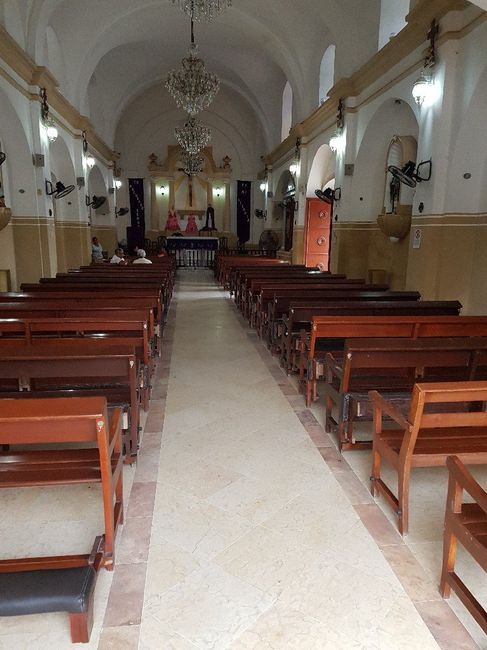 Camino al altar: Decoración de la entrada 3