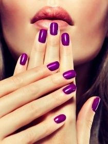 Ideas para manicure (color bugambilia) 3