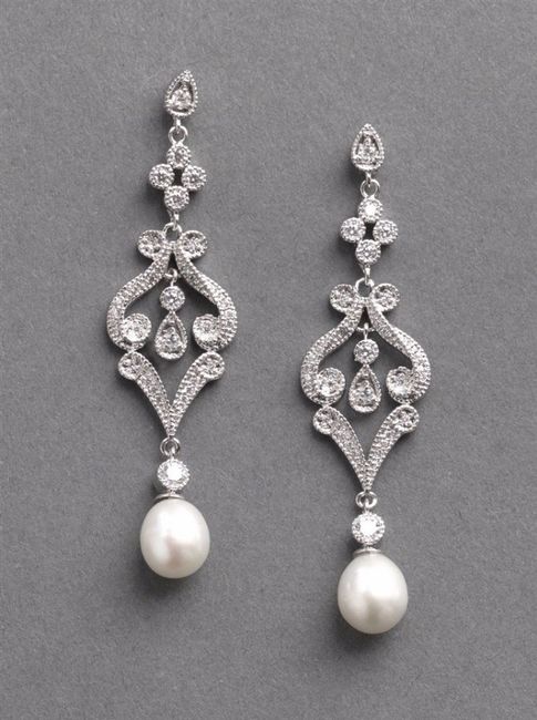 Accesorios: aretes para la novia 10