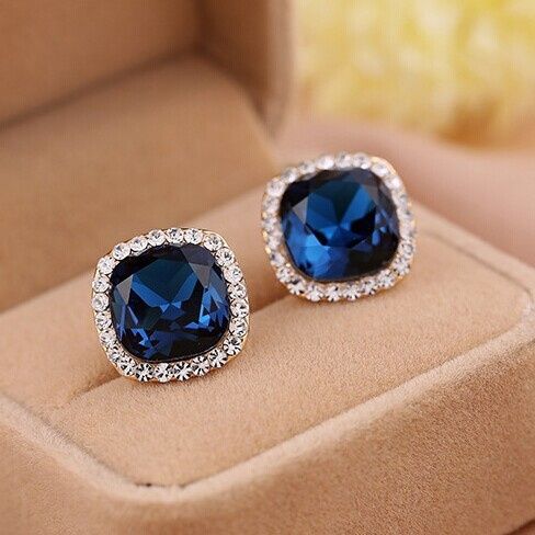 Accesorios: Aretes para la novia (el algo azul) 4