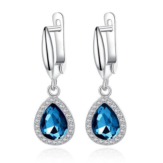 Accesorios: Aretes para la novia (el algo azul) 10