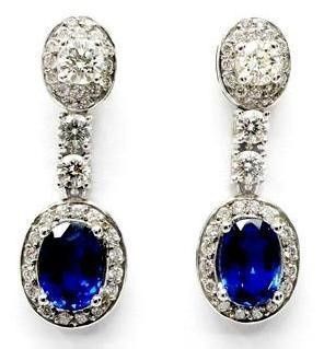 Accesorios: Aretes para la novia (el algo azul) 11