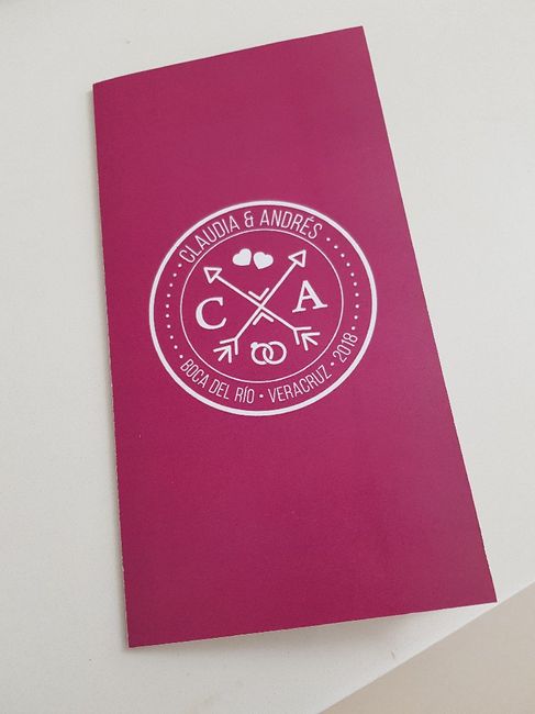 Invitaciones en color Bugambilia 7