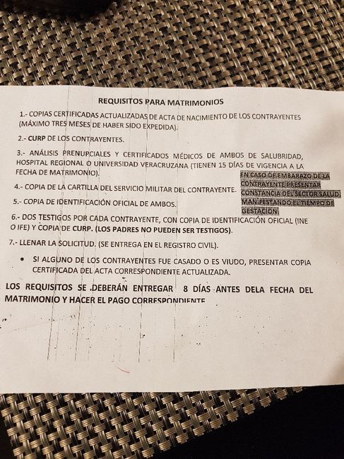 Ayuda: Requisitos y precio para boda civil en Boca del Río y Veracruz 2018 2