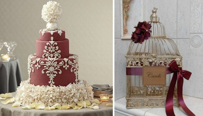 Boda en color vino 8