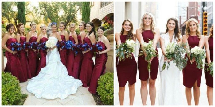 Boda en color vino 9