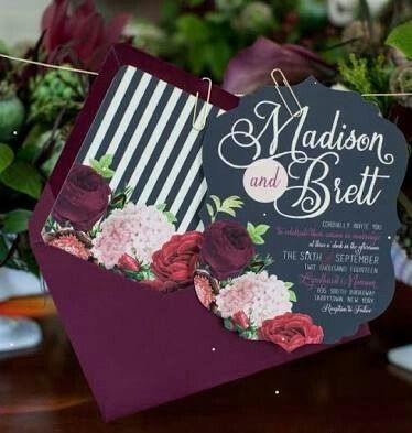 Boda en color vino 19