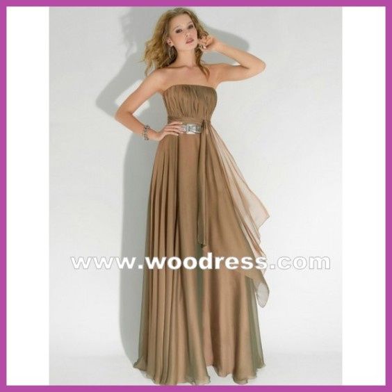 Vestidos para las damas en color  bronce 2