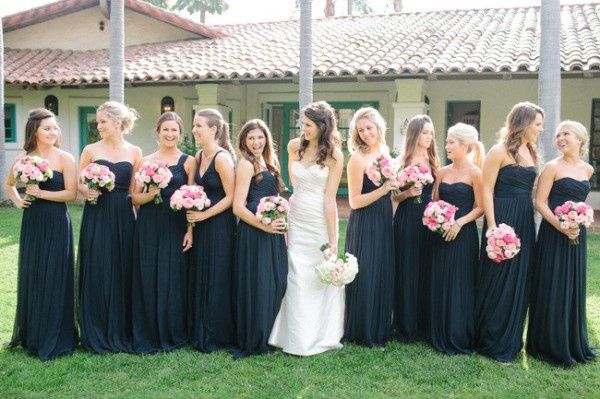 Damas de honor en color azul navy (marino) 10