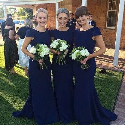 Damas de honor en color azul navy (marino) 13