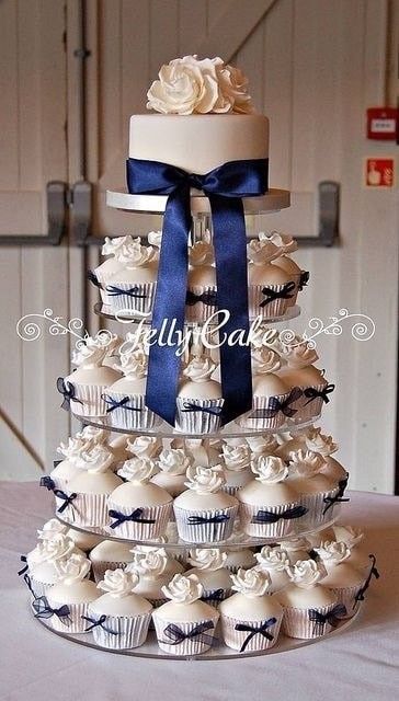 Pasteles con toques de color AZUL 💙 - Foro Banquetes - bodas.com.mx