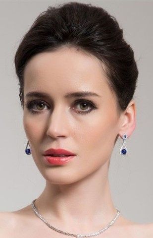 Accesorios de la novia: aretes en color azul💙 6