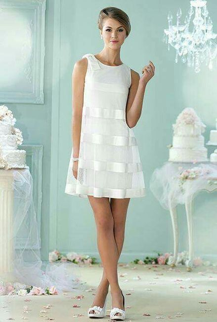 Hermosos vestidos para boda civil 9
