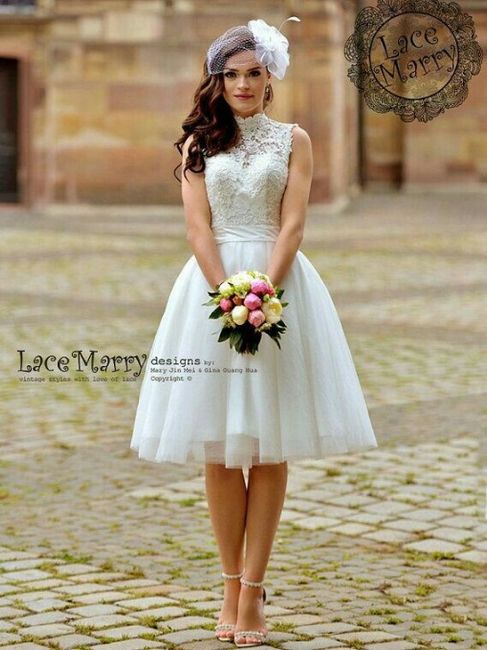 Hermosos vestidos para boda civil 10