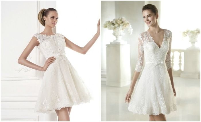 Puedo ponerme un vestido de novia si soy muy bajita? Mido 1.43 8