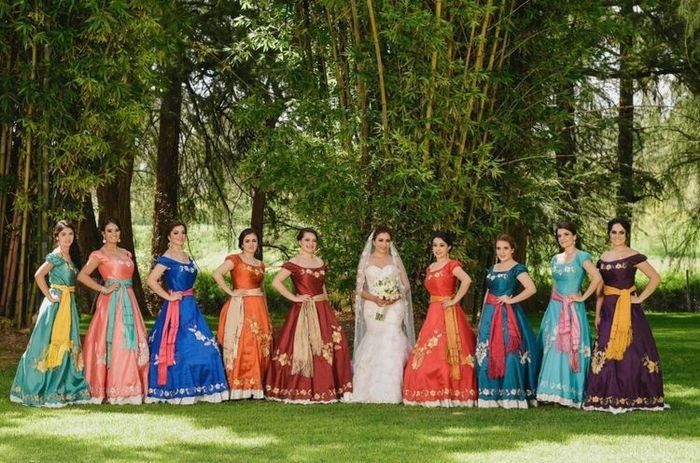 Vestidos mexicanos 60