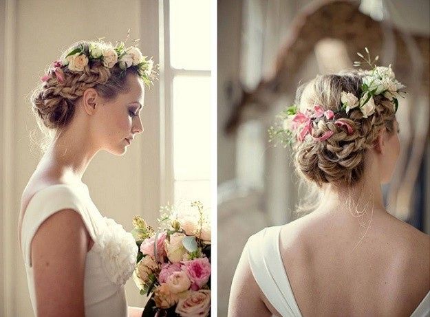 Peinados con flores para la boda 8