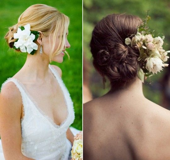 Peinados con flores para la boda 18