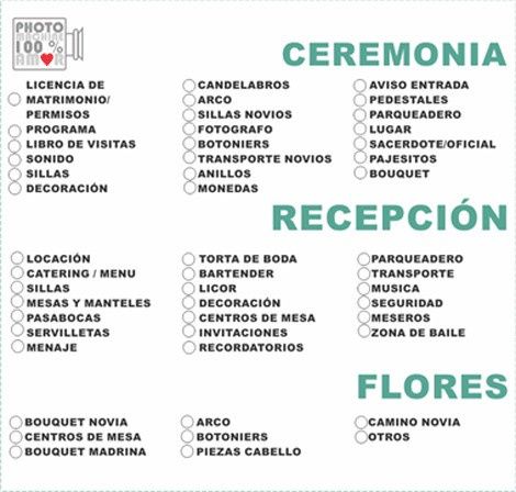 Tips para organizar una boda 30