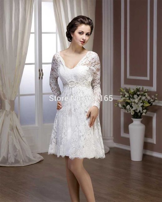 Cómo será su vestido de civil? 15