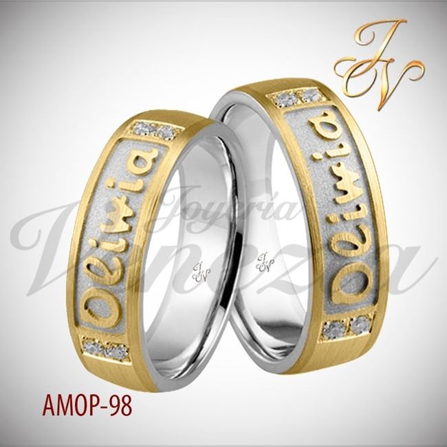 Hola chicas buenos días, eligiendo argollas. 18