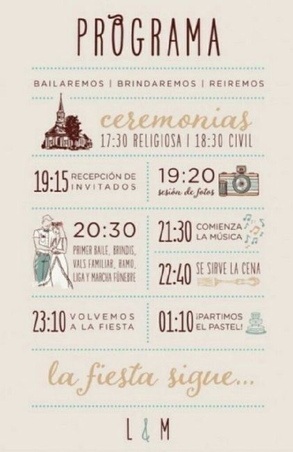 Los tiempos en la fiesta 14