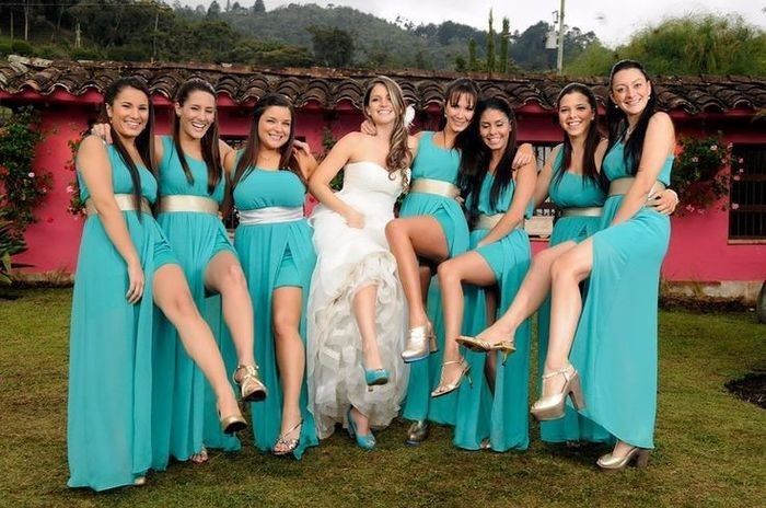 Color para vestidos de damas en verano 44