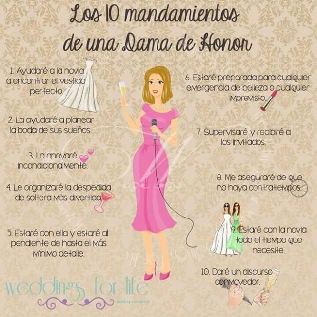 ¿Qué hace una dama de honor? 11