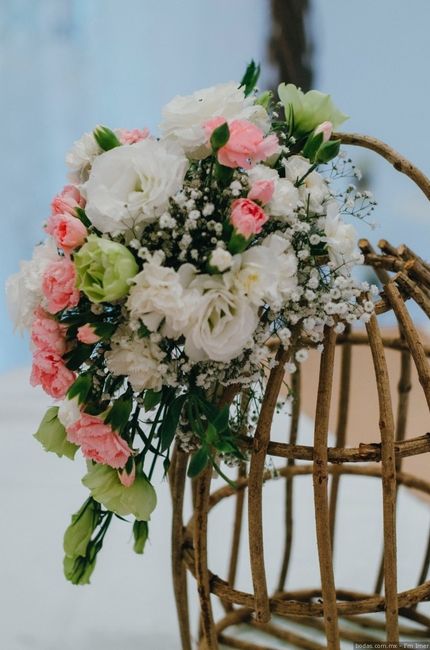 Colores : Centros de mesa en tono Rosa 9