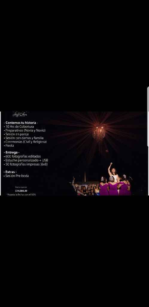  Presupuesto para fotografia y video... - 1