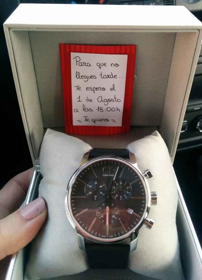 Reloj de compromiso para él. 6