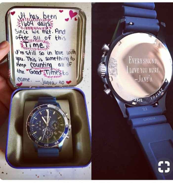 Reloj de compromiso para él. 7