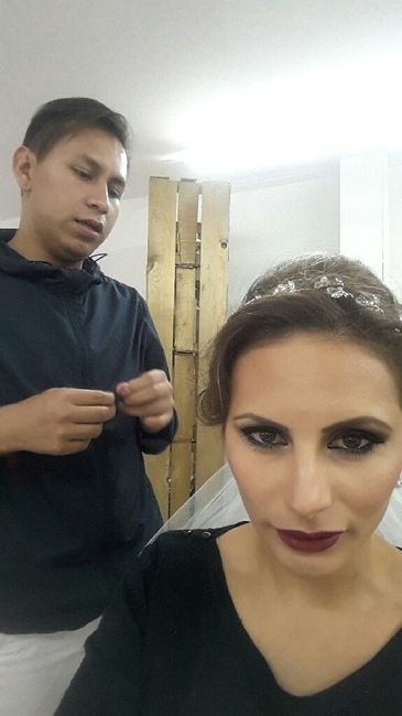 Pruebas de  maquillaje  y peinado - 1