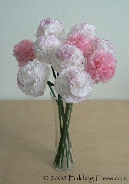flores de seda