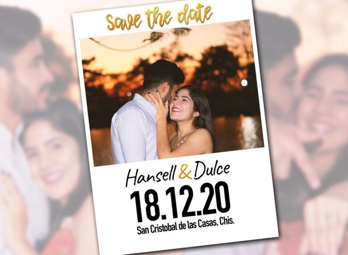 save the date 🤍 muestra tu foto! 1