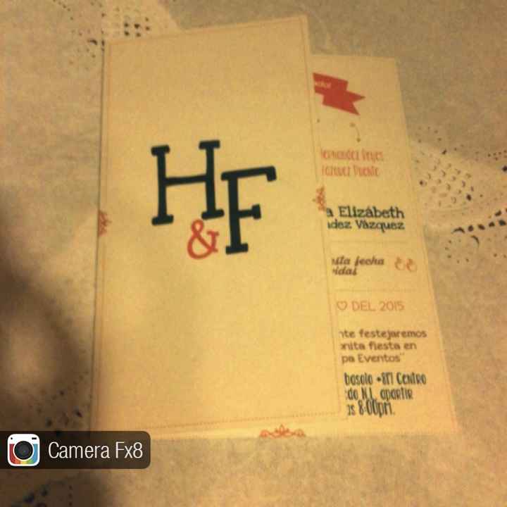 Nuestro kit de invitaciones. hyf - 1