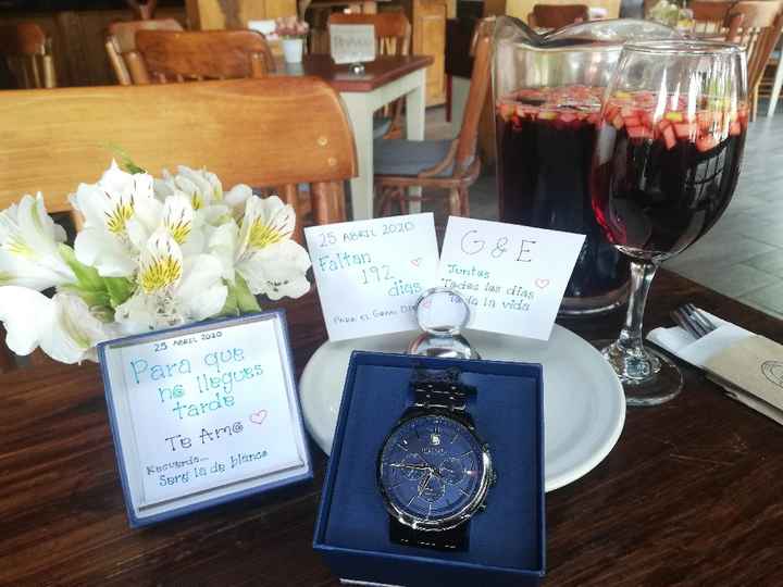 Entrega de reloj de compromiso! ⌚😍❤️ - 1