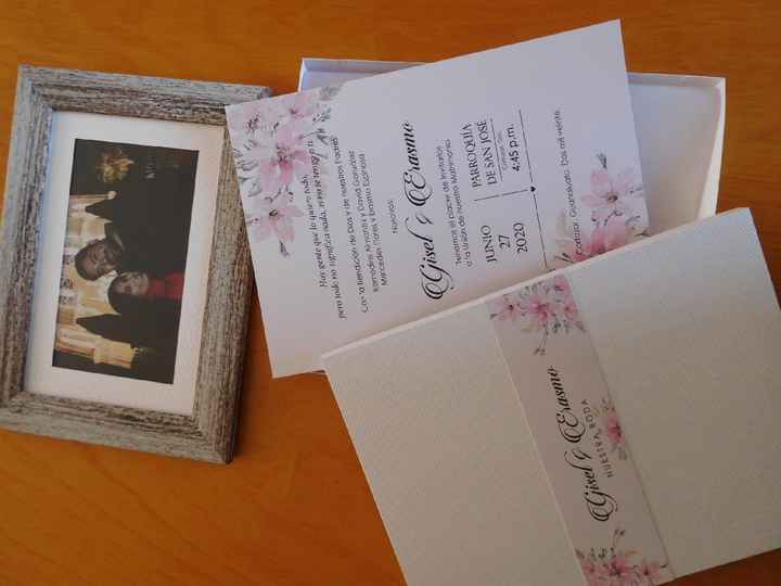 Invitaciones, velo o Tocado. - 1