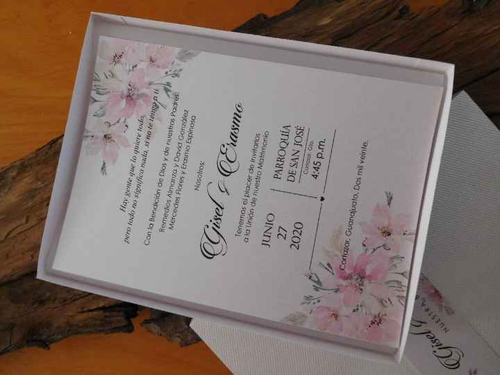 Invitaciones, velo o Tocado. - 2