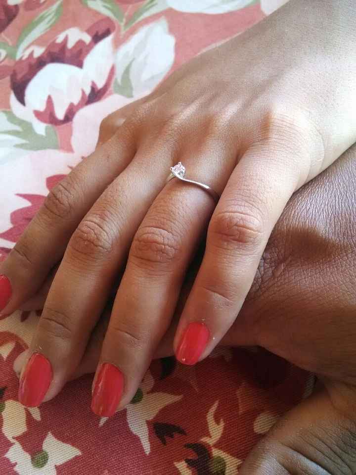 Como portas tu anillo de compromiso? - 1