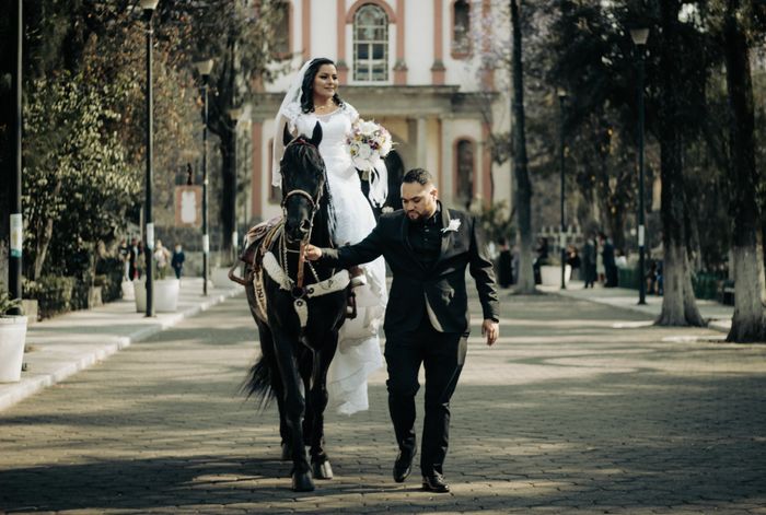 ¿Te animarías a llegar en caballo a tu boda? 🐎 1