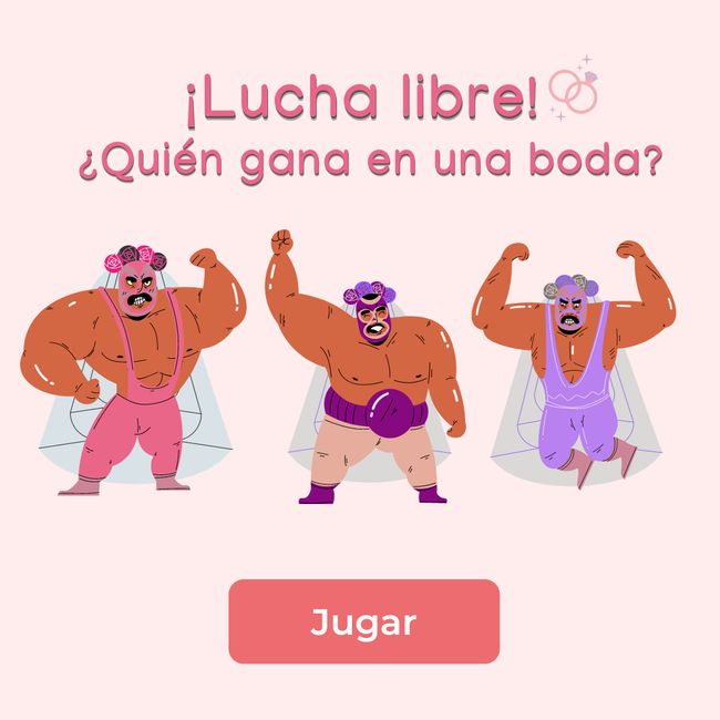 ¡Lucha libre! ¿Quién gana en una boda? 🥊🥊 1
