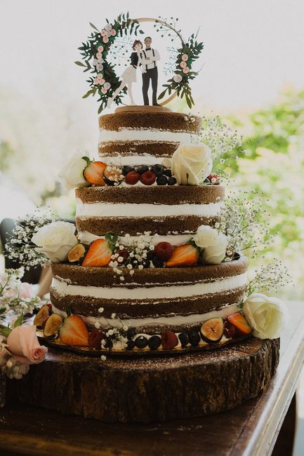 Pastel de boda ¿con o sin fruta? 🥝🍓 3