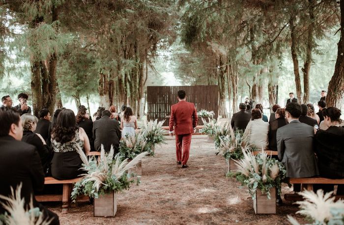 Novios casándose en rojo 💝 ¿Se animarían? - 1