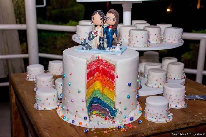 Una boda arcoíris 🌈 ¿Qué te parece? 5