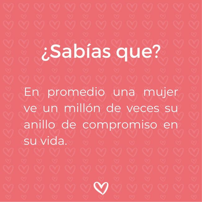 ¿Sabías que? Anillo 💍 1