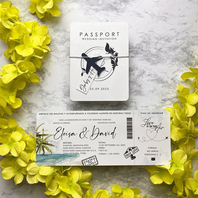 Invitaciones con diseños originales ¿A cuál le dices que sí? 😍 3