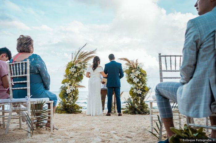 Ceremonias en una boda de playa 🌴🥥🕊 - 1