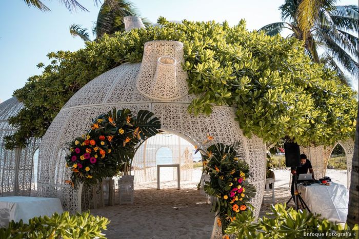 Ceremonias en una boda de playa 🌴🥥🕊 5